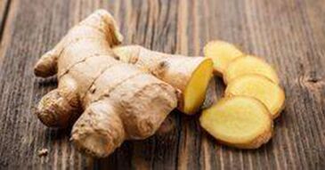 Ginger root in the composition of the gel member, increasing the size